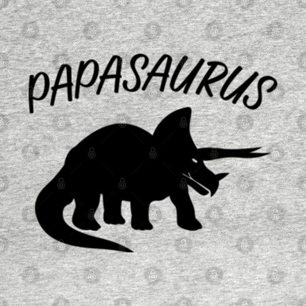 Papasaurus Styracosaurus Dinosaur Gift For Father by JaiStore